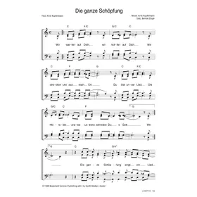 Produktbild des Artikels Die ganze Schöpfung (Noten - Download)