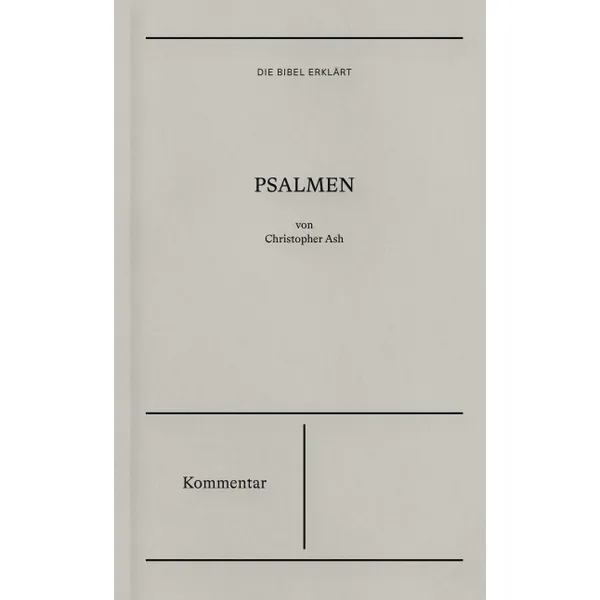 Produktbild des Artikels Psalmen - Kommentar (Buch - Paperback)