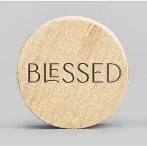 Produktbild des Artikels Holzmagnet - Blessed (Schreibwaren)