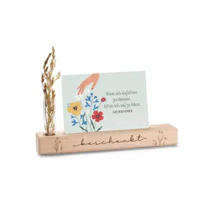 Produktbild des Artikels Kartenhalter mit Vase "Beschenkt" ()