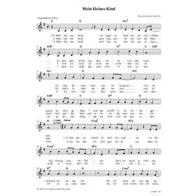 Produktbild des Artikels Mein kleines Kind (Noten - Download)