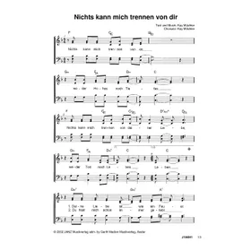 Produktbild des Artikels Nichts kann mich trennen von dir (Noten - Download)