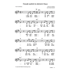 Produktbild des Artikels Freude wohnt in deinem Haus (Noten - Download)