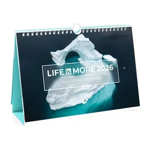 Produktbild des Artikels Life is more 2026 - Panorama-Tischkalender (Kalender - Spiralbindung)