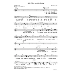 Produktbild des Artikels Wir falln vor dir nieder (Noten - Download)