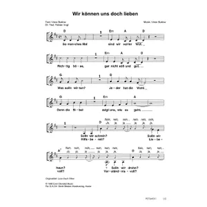 Produktbild des Artikels Wir können uns doch lieben (Noten - Download)