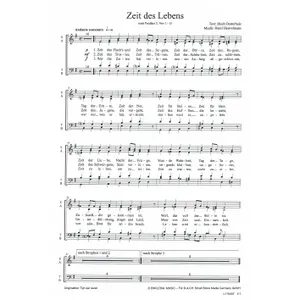 Produktbild des Artikels Zeit des Lebens (Noten - Download)