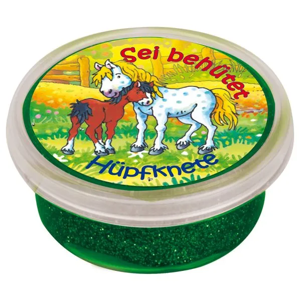 Produktbild des Artikels Springknete: Sei behütet (Pony) - mit Glitzer ()