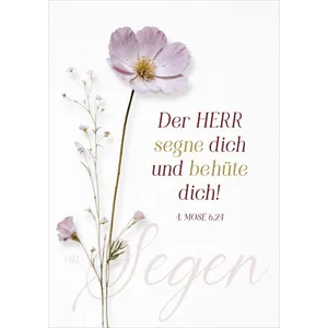 Produktbild des Artikels Faltkarte "Der Herr segne dich" (Schreibwaren)