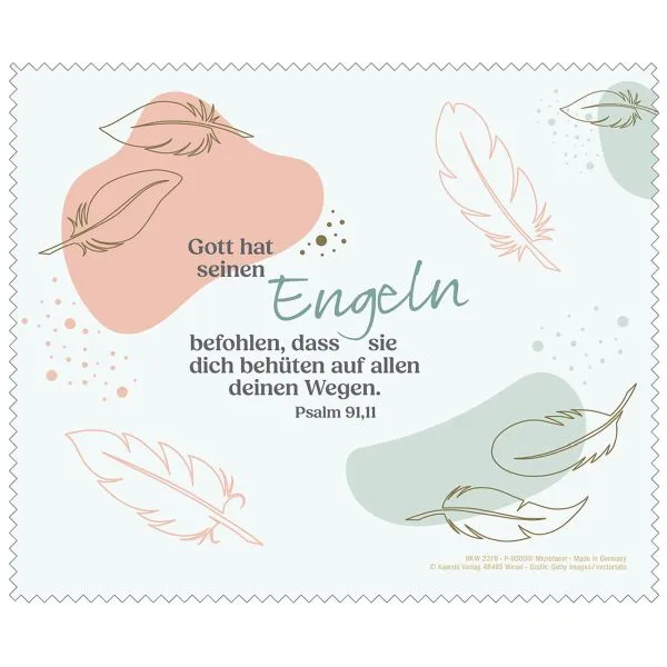Produktbild des Artikels Mikrofasertuch "Gott hat seinen Engeln befohlen" ()