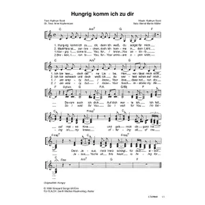 Produktbild des Artikels Hungrig komm ich zu dir (Noten - Download)