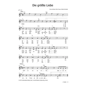 Produktbild des Artikels Die größte Liebe (Noten - Download)