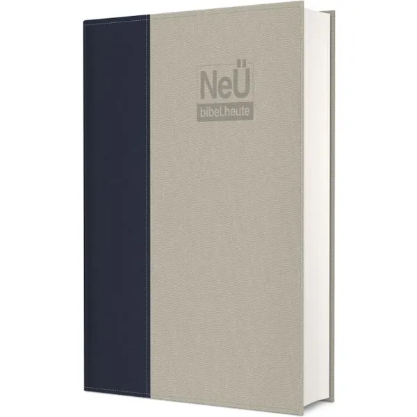 Produktbild des Artikels NeÜ Bibel.heute - Taschenausgabe - blau/grau (Bibel - Kunstleder)