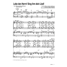 Produktbild des Artikels Lobe den Herrn! Sing ihm dein Lied (Noten - Download)