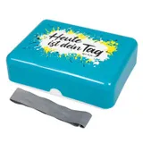 Stimmungsbild zu Brotdose mit Elastikband "Heute ist dein Tag"