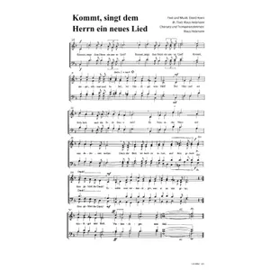 Produktbild des Artikels Kommt, singt dem Herrn ein neues Lied (Noten - Download)