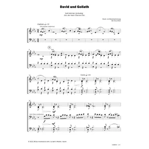 Produktbild des Artikels David und Goliath (Noten - Download)