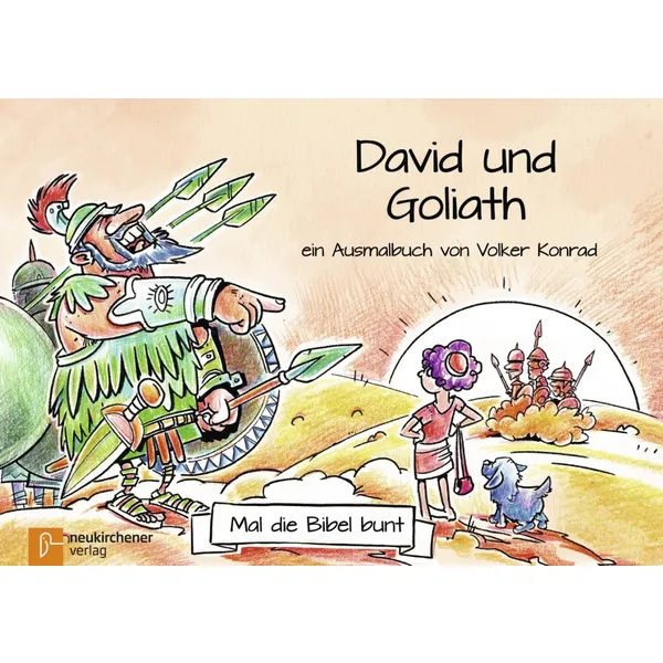 Produktbild des Artikels Mal die Bibel bunt - David und Goliath (Buch - Geheftet)