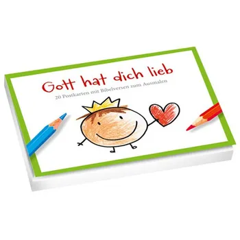 Produktbild des Artikels Gott hat dich lieb - Postkartenbuch (Schreibwaren)