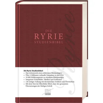 Produktbild des Artikels Ryrie-Studienbibel - ital. Kunstleder (Bibel - Kunstleder)