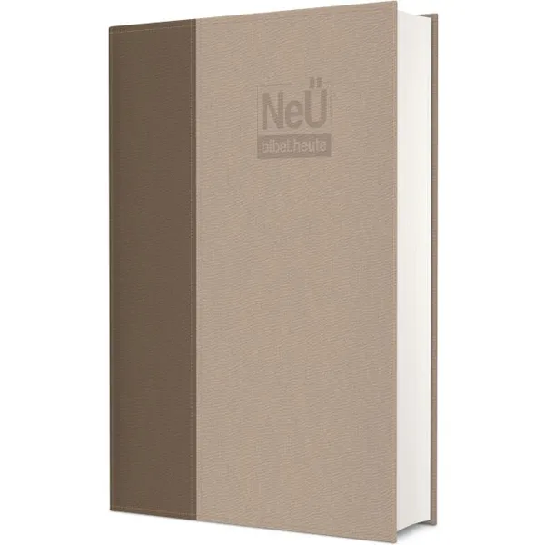 Produktbild des Artikels NeÜ Bibel.heute - Taschenausgabe - braun/beige (Bibel - Kunstleder)