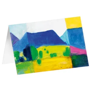 Produktbild des Artikels Kunstkarten "Bergmassiv" 5 Stk. (Schreibwaren)