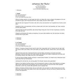 Produktbild des Artikels Johannes der Täufer (Liedtexte) (Noten - Download)
