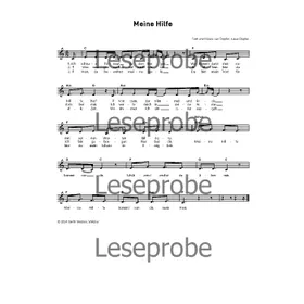 Produktbild des Artikels Meine Hilfe (Noten - Download)