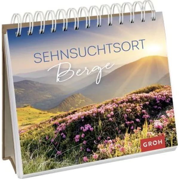 Produktbild des Artikels Sehnsuchtsort Berge - Aufstellbuch (Buch - Spiralbindung)
