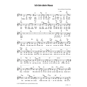 Produktbild des Artikels Ich bin dein Haus (Noten - Download)
