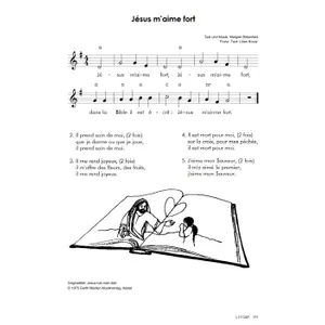 Produktbild des Artikels Jésus m'aime fort (Noten - Download)