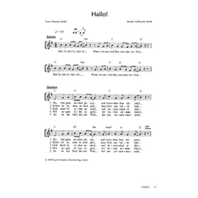 Produktbild des Artikels Hallo (Noten - Download)