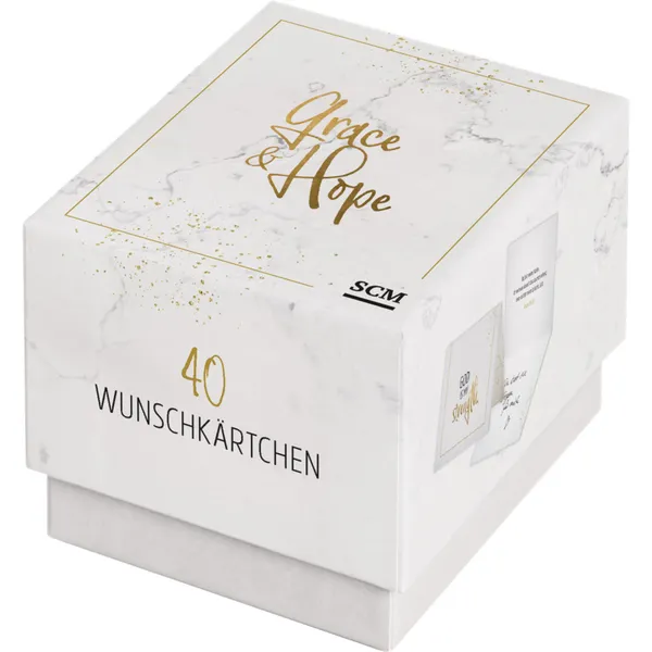 Produktbild des Artikels Grace & Hope - 40 Wunschkärtchen (Schreibwaren)