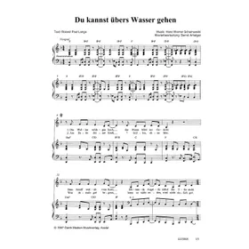 Produktbild des Artikels Du kannst übers Wasser gehen (Noten - Download)