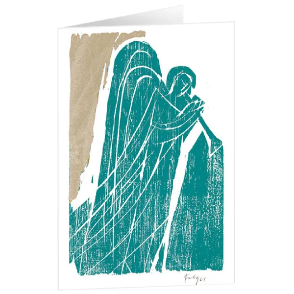 Produktbild des Artikels Kunstkarten "Engel mit Posaune" 5 Stk. (Schreibwaren)