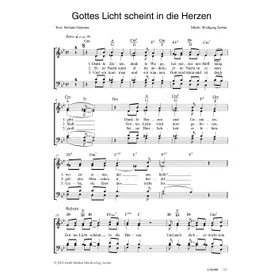 Produktbild des Artikels Gottes Licht scheint in die Herzen (Noten - Download)