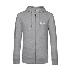 Produktbild des Artikels Hoodie "Gegen den Strom" - hellgrau (Kleidung)