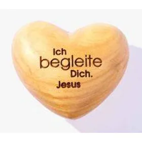 Produktbild des Artikels Handschmeichler Herz "Ich begleite dich. Jesus" ()