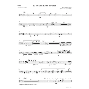 Produktbild des Artikels Es ist kein Raum für dich (Fagott) (Noten - Download)