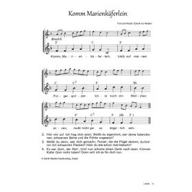 Produktbild des Artikels Komm Marienkäferlein (Noten - Download)