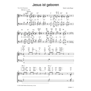 Produktbild des Artikels Jesus ist geboren (Noten - Download)