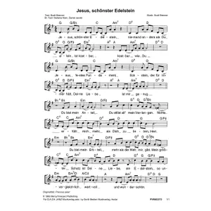 Produktbild des Artikels Jesus, schönster Edelstein (Noten - Download)