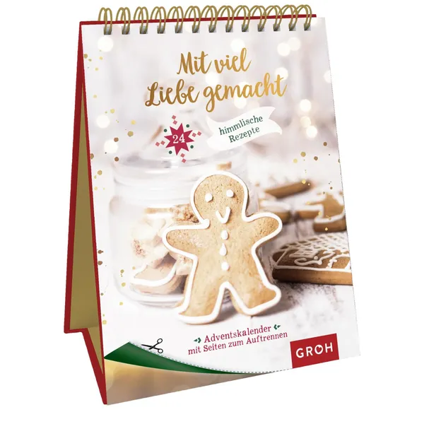 Produktbild des Artikels Mit viel Liebe gemacht - Aufstellbuch (Buch - Spiralbindung)