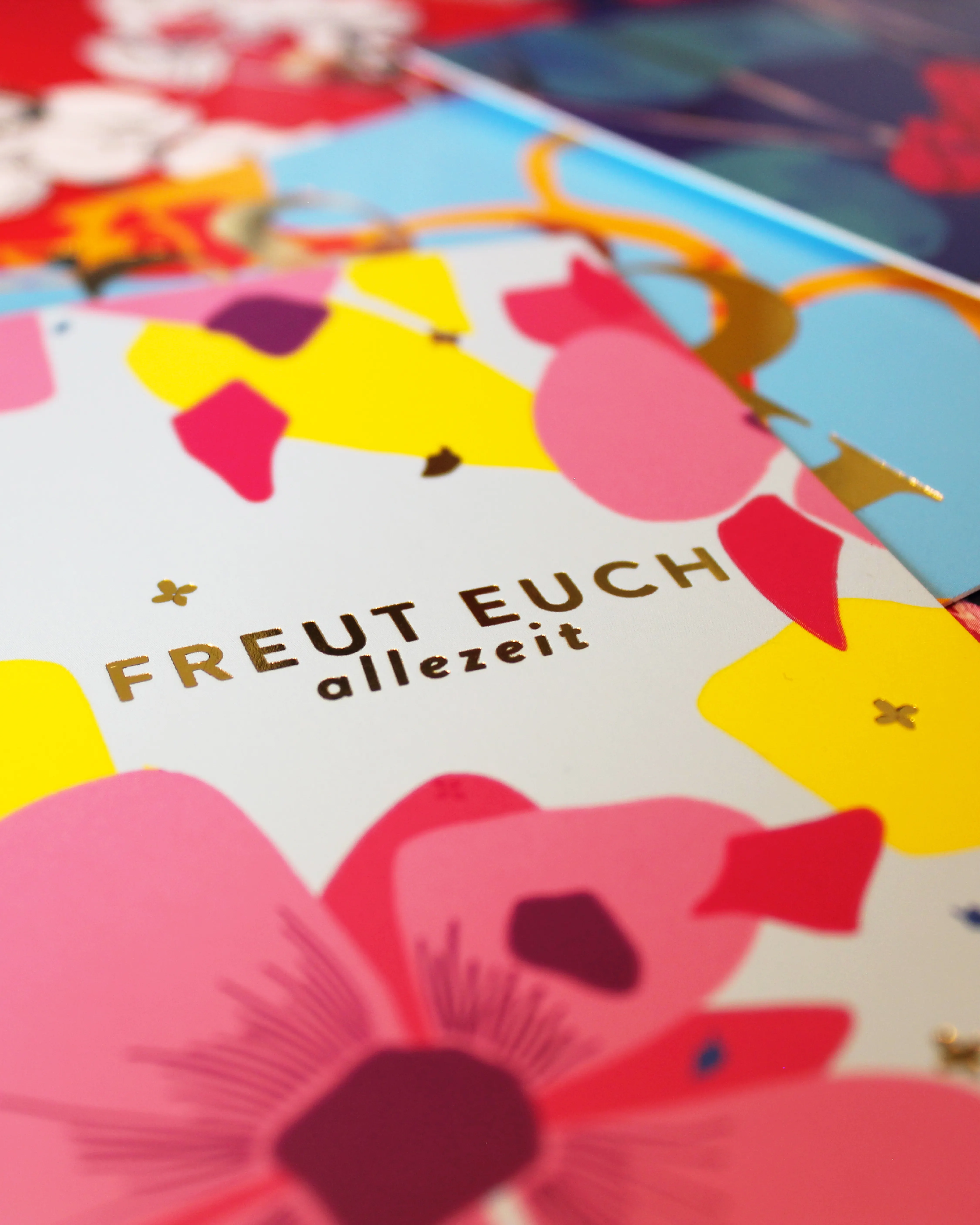 Postkarte Pure Freude