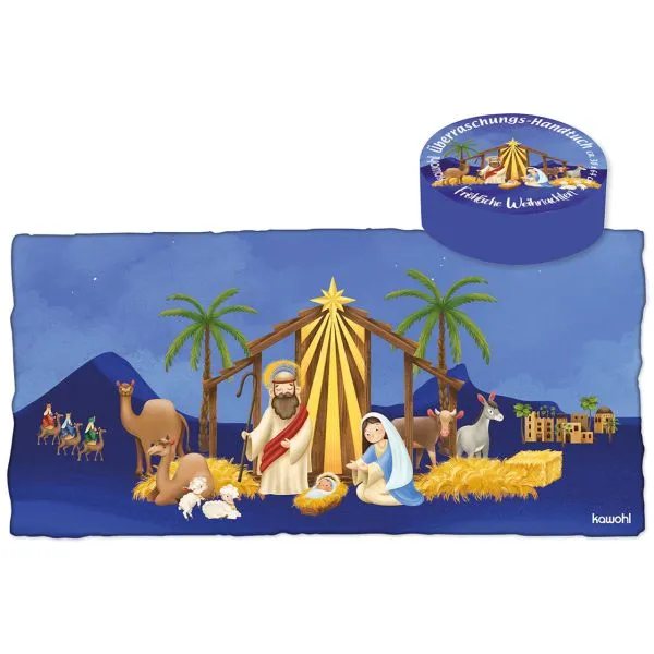 Produktbild des Artikels Überraschungs-Handtuch: Fröhliche Weihnachten ()