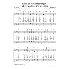 Produktbild des Artikels Es ist ein Ros entsprungen (Noten - Download)