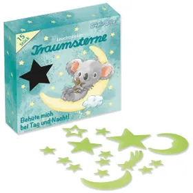 Produktbild des Artikels Leuchtsticker Traumsterne - "Behüte mich bei Tag und Nacht" ()