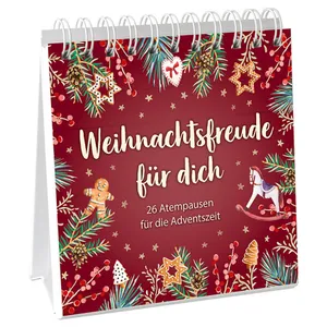 Produktbild des Artikels Weihnachtsfreude für dich - Aufstellbuch (Buch - Spiralbindung)