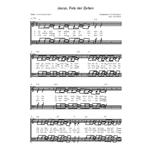 Produktbild des Artikels Jesus Fels der Zeiten (Noten - Download)