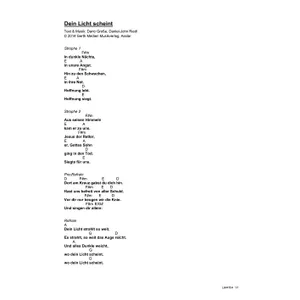 Produktbild des Artikels Dein Licht scheint (Noten - Download)